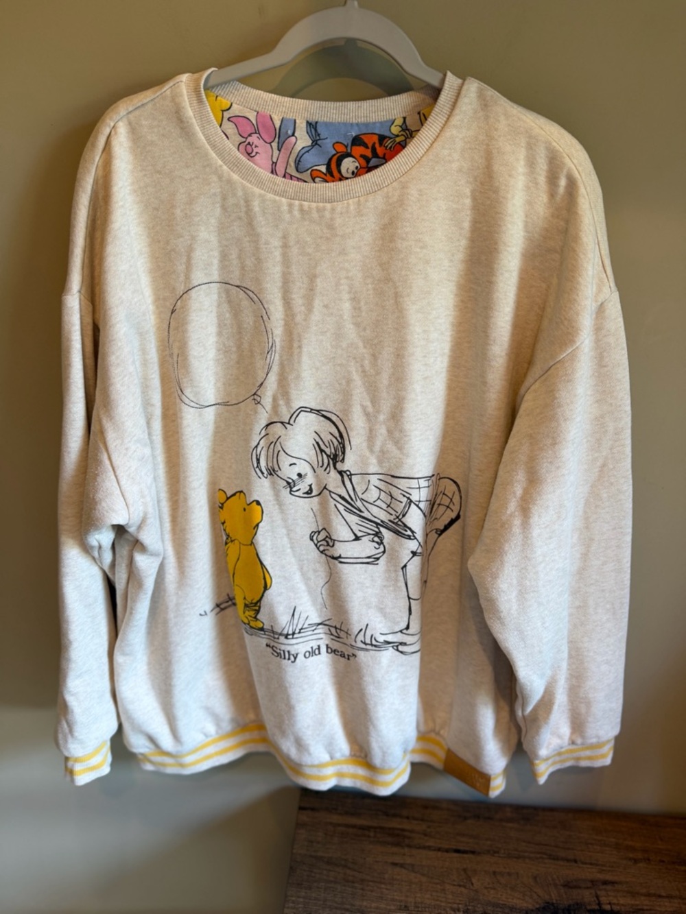 Winnie the Pooh and pals reversible sweatshirt Disney